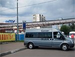 Бесплатный автобус Genser в пункт аренды автомобилей АрендаАвто-блк на ул.Добролюбова