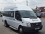 Бесплатный автобус Genser в пункт аренды автомобилей АрендаАвто-блк на Новорязанском шоссе
